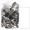 KIng of France fighting the robber knights on the royal domain, 1111 by Anonymous