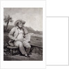 Portrait of Napoleon I in St Helena by Samuel William Reynolds