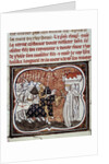 Constance of Arles surrendering to his son king Henry I of France by Anonymous
