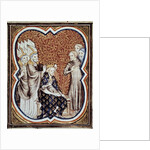 The coronation of King Louis VI the Fat by Jean Fouquet