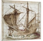 Caravel - 16th cent. Manuscript by Anonymous