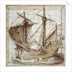 Caravel - 16th cent. Manuscript by Anonymous