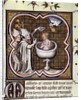 Baptism of Clovis by St. Remy at Reims in 496 by Jean Fouquet
