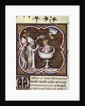 Baptism of Clovis by St. Remy at Reims in 496 by Jean Fouquet
