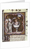 Baptism of Clovis by St. Remy at Reims in 496 by Jean Fouquet