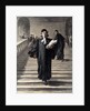 A lawyer descending the Grand staircase of the Palace of Justice by Anonymous