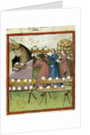 Female bakers making bread - 14th cent. Illumination by Anonymous
