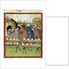 Female bakers making bread - 14th cent. Illumination by Anonymous
