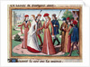 Joan of Arc arriving at Chinon to meet Charles VII - 15th cent. by Anonymous