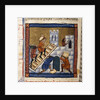 Construction of Rome - miniature 13th cent. by Anonymous