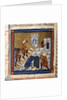 Construction of Rome - miniature 13th cent. by Anonymous