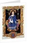 Portrait of King Charles IV Le Bel by Jean du Tillet