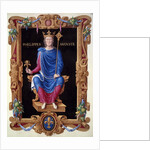 Portrait of King Philippe Auguste by Jean du Tillet