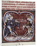 The battle of Bouvines, 1214 by Jean Fouquet