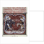The battle of Bouvines, 1214 by Jean Fouquet