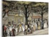 Walk on a boulevard in Paris, 1819 by Bellange