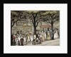 Walk on a boulevard in Paris, 1819 by Bellange