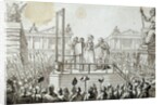Queen Marie Antoinette to the scaffold, 1793 by Anonymous
