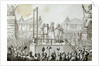 Queen Marie Antoinette to the scaffold, 1793 by Anonymous