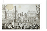 Queen Marie Antoinette to the scaffold, 1793 by Anonymous