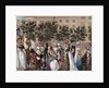 The walk on the Boulevard des Italiens in Paris by Desrais