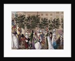 The walk on the Boulevard des Italiens in Paris by Desrais