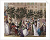The walk on the Boulevard des Italiens in Paris by Desrais
