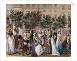 The walk on the Boulevard des Italiens in Paris by Desrais