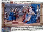 Niccolo and Maffeo Polo at the court of Kublai Khan by Anonymous