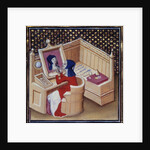 Iaia of Cyzicus painting his own portrait - 15th cent. by Anonymous