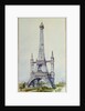 Project for the Eiffel Tower for the exposition of 1900 by Anonymous