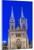 Zagreb Cathedral at Dawn by Anonymous