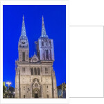 Zagreb Cathedral at Dawn by Anonymous