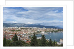 Split Harbor and Old Town by Anonymous