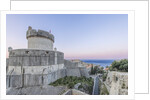 Minceta Tower and Old Town at Dawn by Anonymous