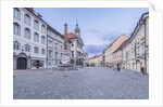Old Town at Dawn by Anonymous
