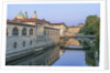 Ljubljana River and Old Town at Sunrise by Anonymous
