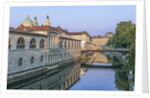 Ljubljana River and Old Town at Sunrise by Anonymous