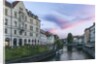 Ljubljana River Sunset by Anonymous