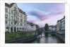 Ljubljana River Sunset by Anonymous