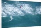 Aerial View of kitesurfer by Anonymous