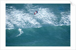 Aerial View of kitesurfer by Anonymous