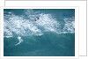 Aerial View of kitesurfer by Anonymous