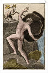 Sisyphus Pushing His Stone up a Mountain by Anonymous