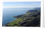Aerial view of the Pacific Coast Highway in Capitan, California by Anonymous