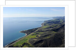 Aerial view of the Pacific Coast Highway in Capitan, California by Anonymous