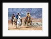 Cowgirl & Cowboy at Full Gallop by Anonymous