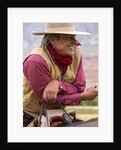 Cowboy on Horse back watching the country by Anonymous