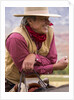 Cowboy on Horse back watching the country by Anonymous