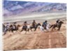 Cowboy's in motion across the field by Anonymous